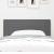 Tăblie cap cu headboard Gri deschis 80 cm Țesătură cu dungi GartenMobel Dekor
