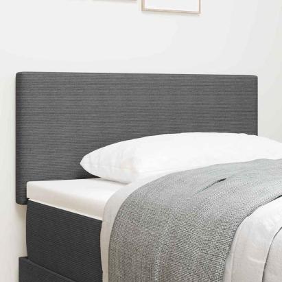 Tăblie cap cu headboard Gri deschis 80 cm Țesătură cu dungi GartenMobel Dekor