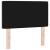 Tăblie din Catifea Argyle cu headboard Negru 80 cm Catifea GartenMobel Dekor