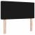 Tăblie din Catifea Argyle cu headboard Negru 90 cm Catifea GartenMobel Dekor