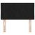 Tăblie din Țesătură Geometric cu headboard Negru 80 cm țesătură GartenMobel Dekor