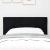 Tăblie din Țesătură Geometric cu headboard Negru 80 cm țesătură GartenMobel Dekor