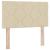 Tăblie din Țesătură Geometric cu headboard Crem 80 cm țesătură GartenMobel Dekor