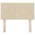 Tăblie din Țesătură Geometric cu headboard Crem 80 cm țesătură GartenMobel Dekor