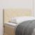 Tăblie din Țesătură Geometric cu headboard Crem 80 cm țesătură GartenMobel Dekor