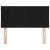 Tăblie din Țesătură Geometric cu headboard Negru 90 cm țesătură GartenMobel Dekor