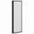 Paravan de duș Manual Negru 120 x 2 x 117 cm Aluminiu GartenMobel Dekor
