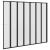 Paravan de duș Pliere Other Manual Negru 168 x 140 cm Aluminiu GartenMobel Dekor