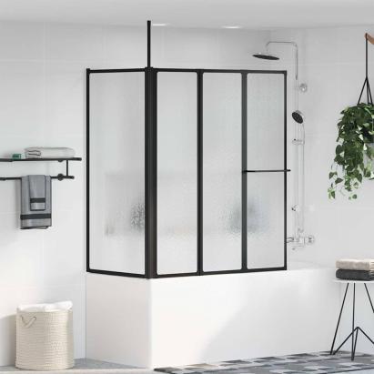 Paravan de duș Pliere Other Negru 120 x 70 x 137 cm Aluminiu GartenMobel Dekor