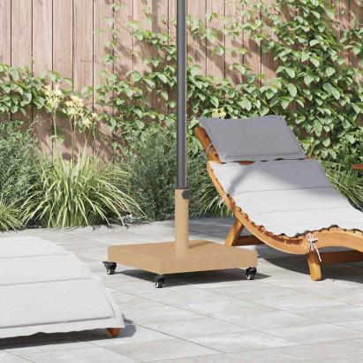 Baze pentru umbrele de exterior Lemn deschis 45 x 45 x 32 cm GartenMobel Dekor