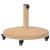 Baze pentru umbrele de exterior Lemn deschis 48 x 48 x 32.5 cm GartenMobel Dekor