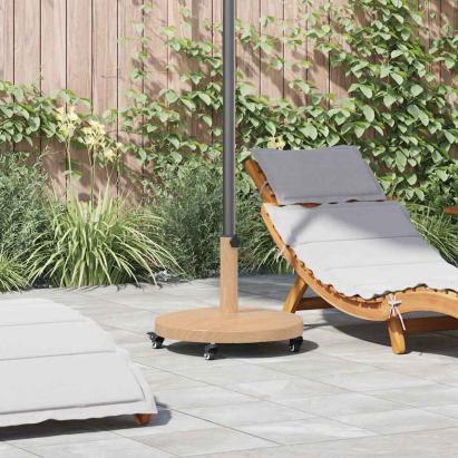 Baze pentru umbrele de exterior Lemn deschis 48 x 48 x 32.5 cm GartenMobel Dekor