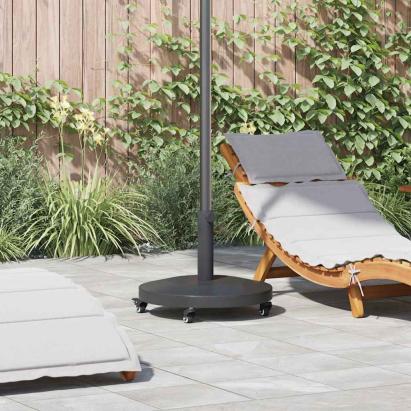 Baze pentru umbrele de exterior Gri închis 48 x 48 x 32.5 cm GartenMobel Dekor