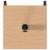 Baze pentru umbrele de exterior Lemn deschis 45 x 45 x 31.5 cm GartenMobel Dekor
