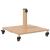 Baze pentru umbrele de exterior Lemn deschis 45 x 45 x 31.5 cm GartenMobel Dekor