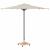 Baze pentru umbrele de exterior Lemn deschis 45 x 45 x 31.5 cm GartenMobel Dekor