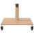 Baze pentru umbrele de exterior Lemn deschis 45 x 45 x 31.5 cm GartenMobel Dekor
