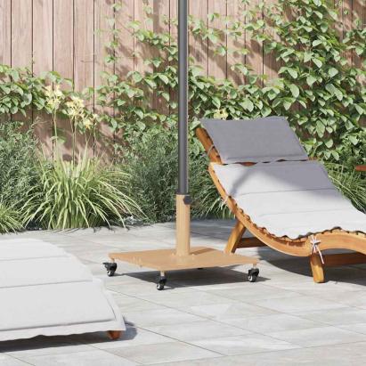 Baze pentru umbrele de exterior Lemn deschis 45 x 45 x 31.5 cm GartenMobel Dekor