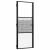 Ușă de interior Negru 83 x 201.5 cm Sticlă securizată, Aluminiu GartenMobel Dekor
