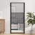 Ușă de interior Negru 93 x 201.5 cm Sticlă securizată, Aluminiu GartenMobel Dekor