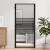 Ușă de interior Negru 93 x 201.5 cm Sticlă securizată, Aluminiu GartenMobel Dekor