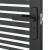 Ușă de interior Negru 93 x 201.5 cm Sticlă securizată, Aluminiu GartenMobel Dekor
