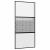 Ușă glisantă Negru 102.5 x 205 cm Sticlă securizată, Aluminiu GartenMobel Dekor