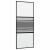 Ușă glisantă Negru 90 x 205 cm Sticlă securizată, Aluminiu GartenMobel Dekor