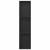 Nisă de Duș Negru 90 x 20 x 9.5 cm Oţel inoxidabil GartenMobel Dekor
