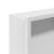 Nisă de Duș Alb 90 x 30 x 9.5 cm Oţel inoxidabil GartenMobel Dekor