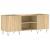 Dulap pentru discuri stejar sonoma 121x38x48 cm, lemn prelucrat GartenMobel Dekor