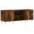 Dulap pentru discuri stejar afumat 121x38x48 cm, lemn prelucrat GartenMobel Dekor