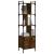 Bibliotecă cu ușă stejar fumuriu 44,5x30x154,5 cm lemn compozit GartenMobel Dekor