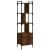 Bibliotecă cu ușă stejar fumuriu 44,5x30x154,5 cm lemn compozit GartenMobel Dekor