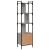 Bibliotecă cu ușă gri sonoma 44,5x30x154,5 cm lemn compozit GartenMobel Dekor