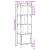 Bibliotecă cu ușă gri sonoma 44,5x30x154,5 cm lemn compozit GartenMobel Dekor