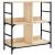 Bibliotecă, stejar sonoma, 78,5x33x82 cm, lemn prelucrat GartenMobel Dekor