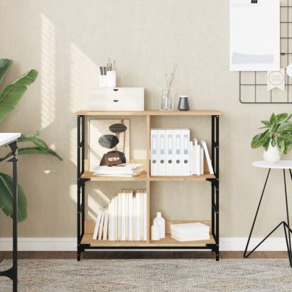Bibliotecă, stejar sonoma, 78,5x33x82 cm, lemn prelucrat GartenMobel Dekor