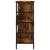 Bibliotecă, stejar fumuriu, 78,5x33x82 cm, lemn prelucrat GartenMobel Dekor
