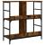 Bibliotecă, stejar fumuriu, 78,5x33x82 cm, lemn prelucrat GartenMobel Dekor