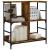 Bibliotecă, stejar fumuriu, 78,5x33x82 cm, lemn prelucrat GartenMobel Dekor