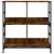 Bibliotecă, stejar fumuriu, 78,5x33x82 cm, lemn prelucrat GartenMobel Dekor
