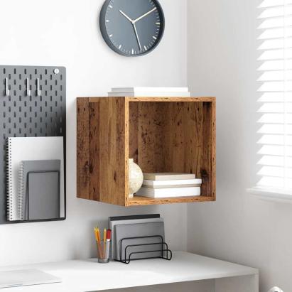 Dulap de perete Lemn vechi 37 x 37 x 37 cm Lemn compozit GartenMobel Dekor