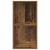 Dulap pentru TV Montat pe Perete Lemn vechi 37 x 37 x 72 cm GartenMobel Dekor
