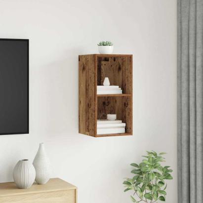 Dulap pentru TV Montat pe Perete Lemn vechi 37 x 37 x 72 cm GartenMobel Dekor