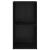 Dulap TV Pe perete Stejar negru 37 x 37 x 72 cm Lemn compozit GartenMobel Dekor