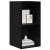 Dulap TV Pe perete Stejar negru 37 x 37 x 72 cm Lemn compozit GartenMobel Dekor
