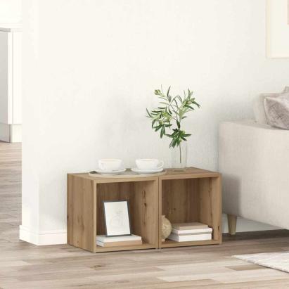 Cabinet TV 2 pcs Maro 37 x 35 x 37 cm Lemn compozit GartenMobel Dekor