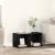 Cabinet TV 2 pcs Negru 37 x 35 x 37 cm Lemn compozit GartenMobel Dekor