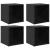 Cabinet TV 4 pcs Negru 37 x 35 x 37 cm Lemn compozit GartenMobel Dekor